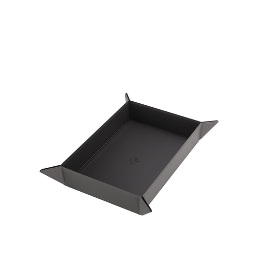 Magnetic Dice Tray Rectangular Black/Gray - Khay Gieo Xúc Xắc Nam Châm Gamegenic