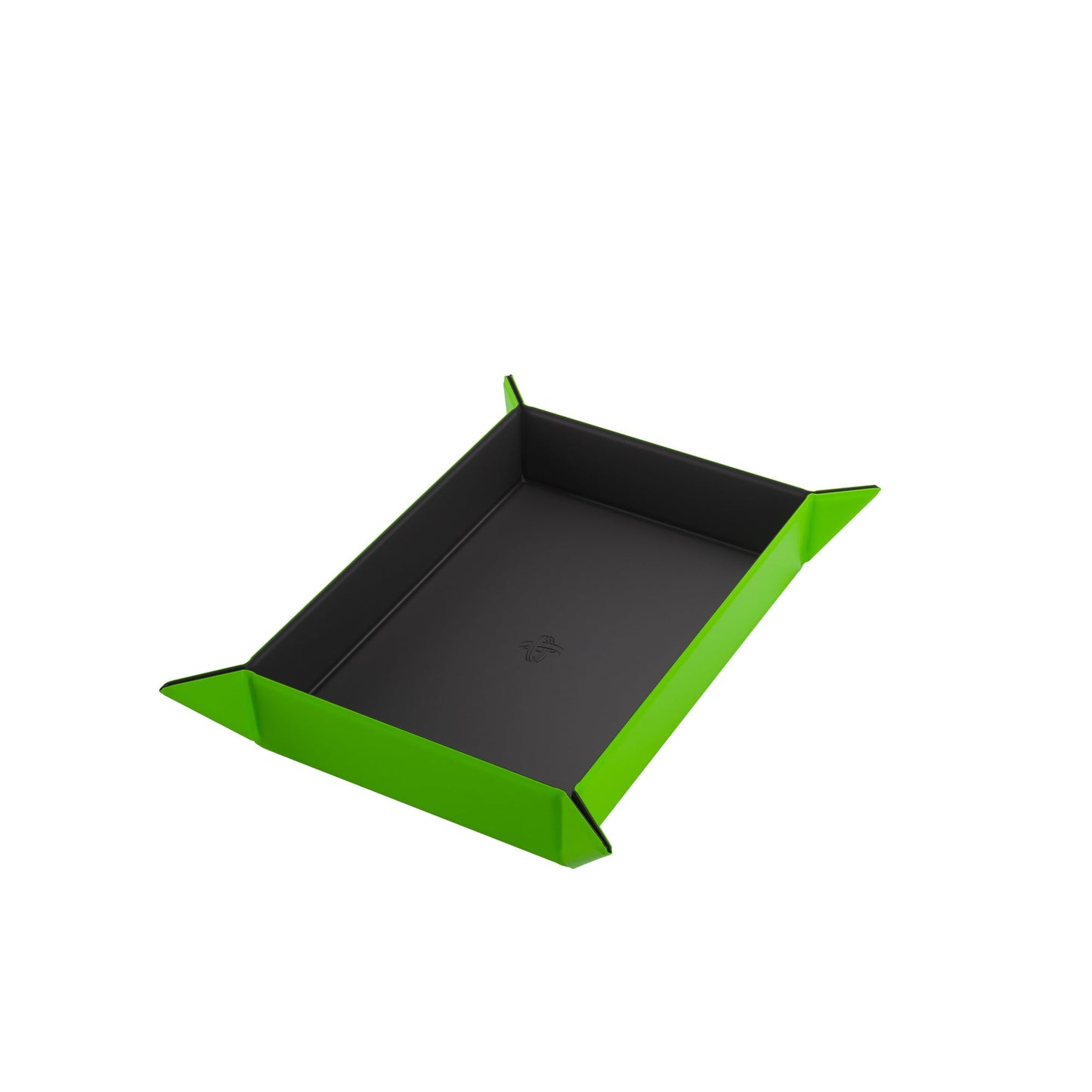 Magnetic Dice Tray Rectangular Black/Green - Khay Đổ Xúc Xắc Nam Châm Hình Chữ Nhật - Gamegenic