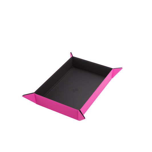 Magnetic Dice Tray Rectangular Black/Pink - Khay Đổ Xúc Xắc Nam Châm Hình Chữ Nhật - Gamegenic