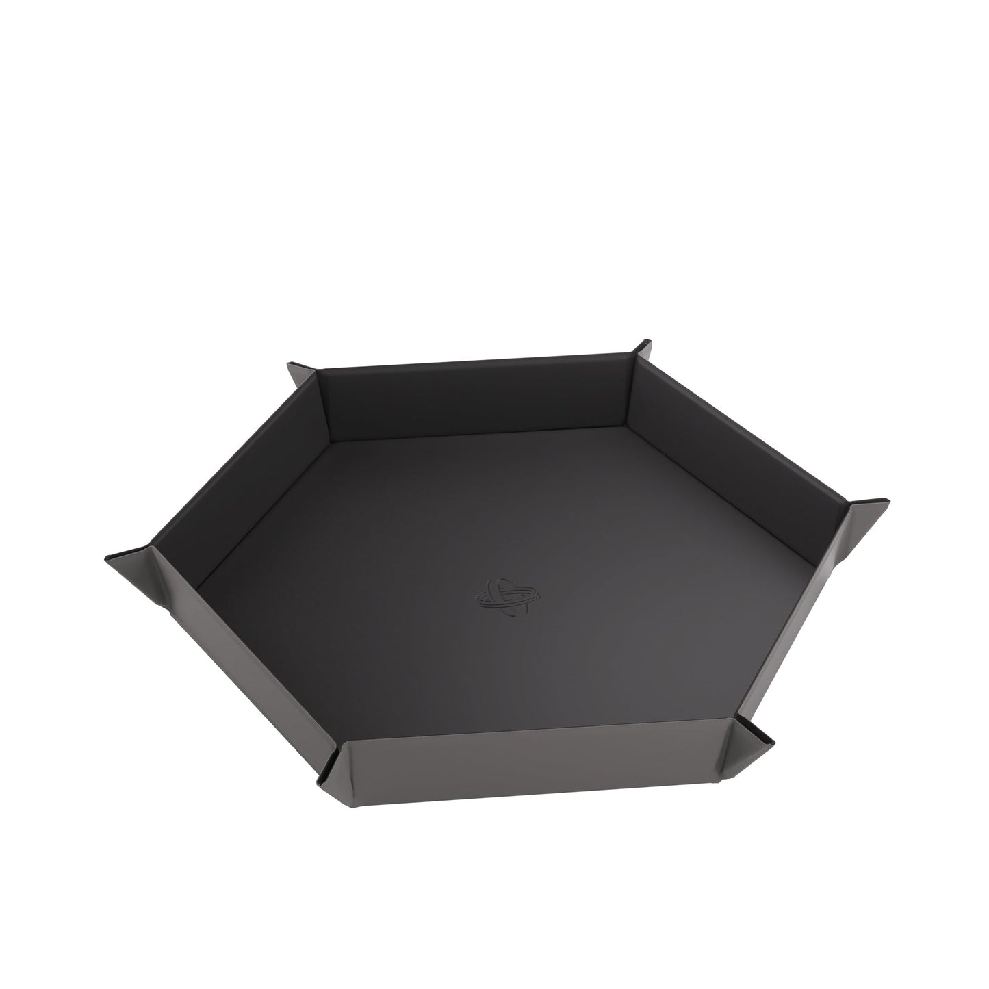 Magnetic Dice Tray Hexagonal Black/Gray - Khay Đổ Xúc Xắc Nam Châm - Gamegenic