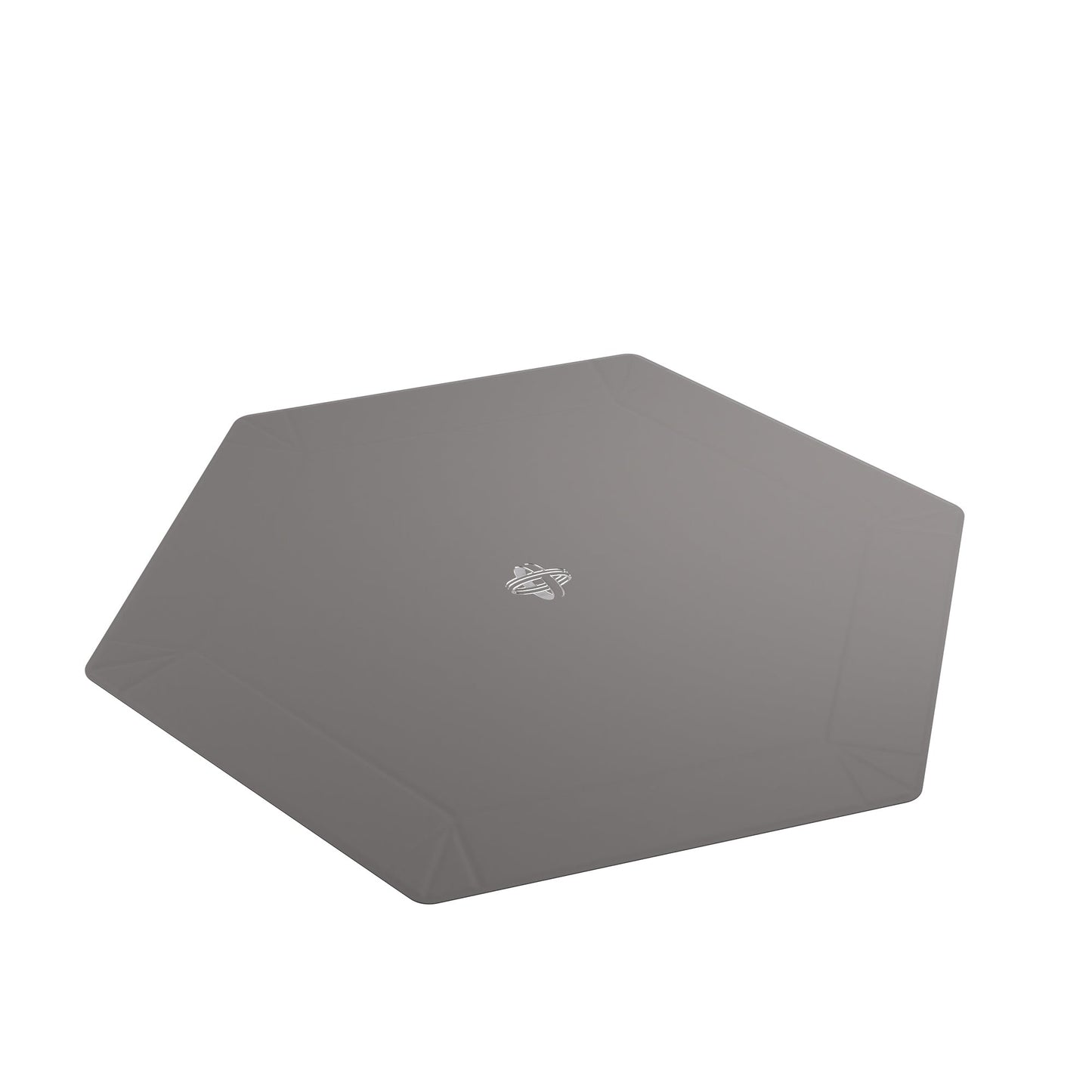 Magnetic Dice Tray Hexagonal Black/Gray - Khay Đổ Xúc Xắc Nam Châm - Gamegenic