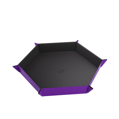 Magnetic Dice Tray Hexagonal Black/Purple - Khay Đổ Xúc Xắc Nam Châm Lục Giác - Gamegenic