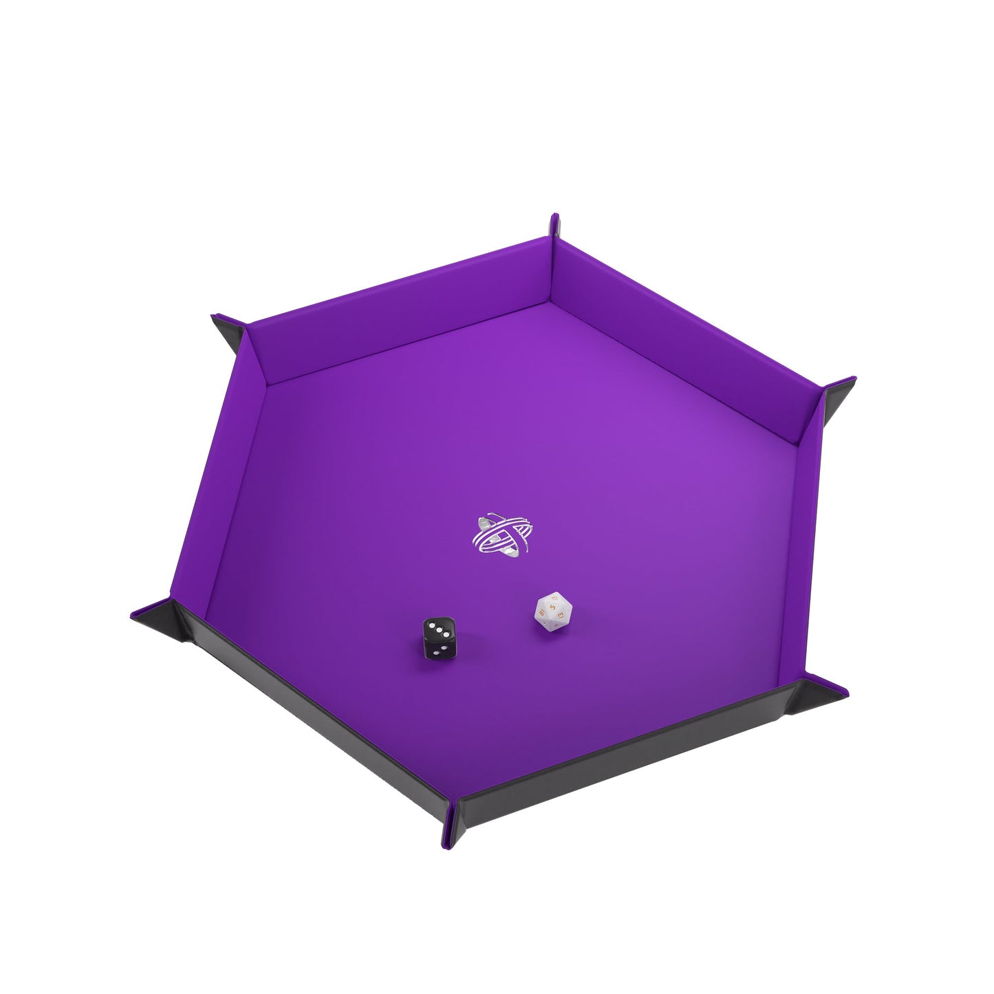 Magnetic Dice Tray Hexagonal Black/Purple - Khay Đổ Xúc Xắc Nam Châm Lục Giác - Gamegenic