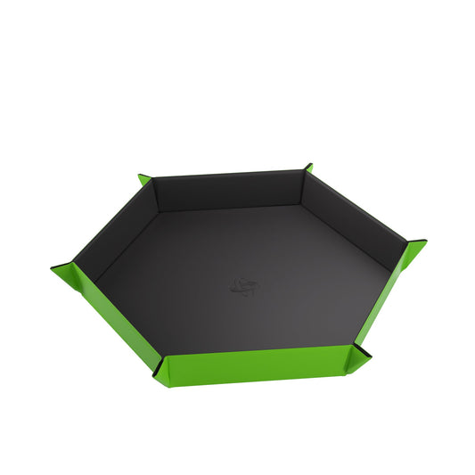Magnetic Dice Tray Hexagonal Black/Green - Khay Đổ Xúc Xắc Nam Châm Lục Giác - Gamegenic