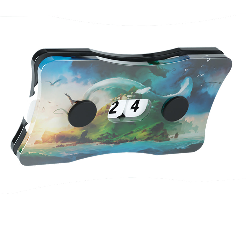 Life Counters Double Dials - Island - Phụ kiện đếm điểm cao cấp Gamegenic