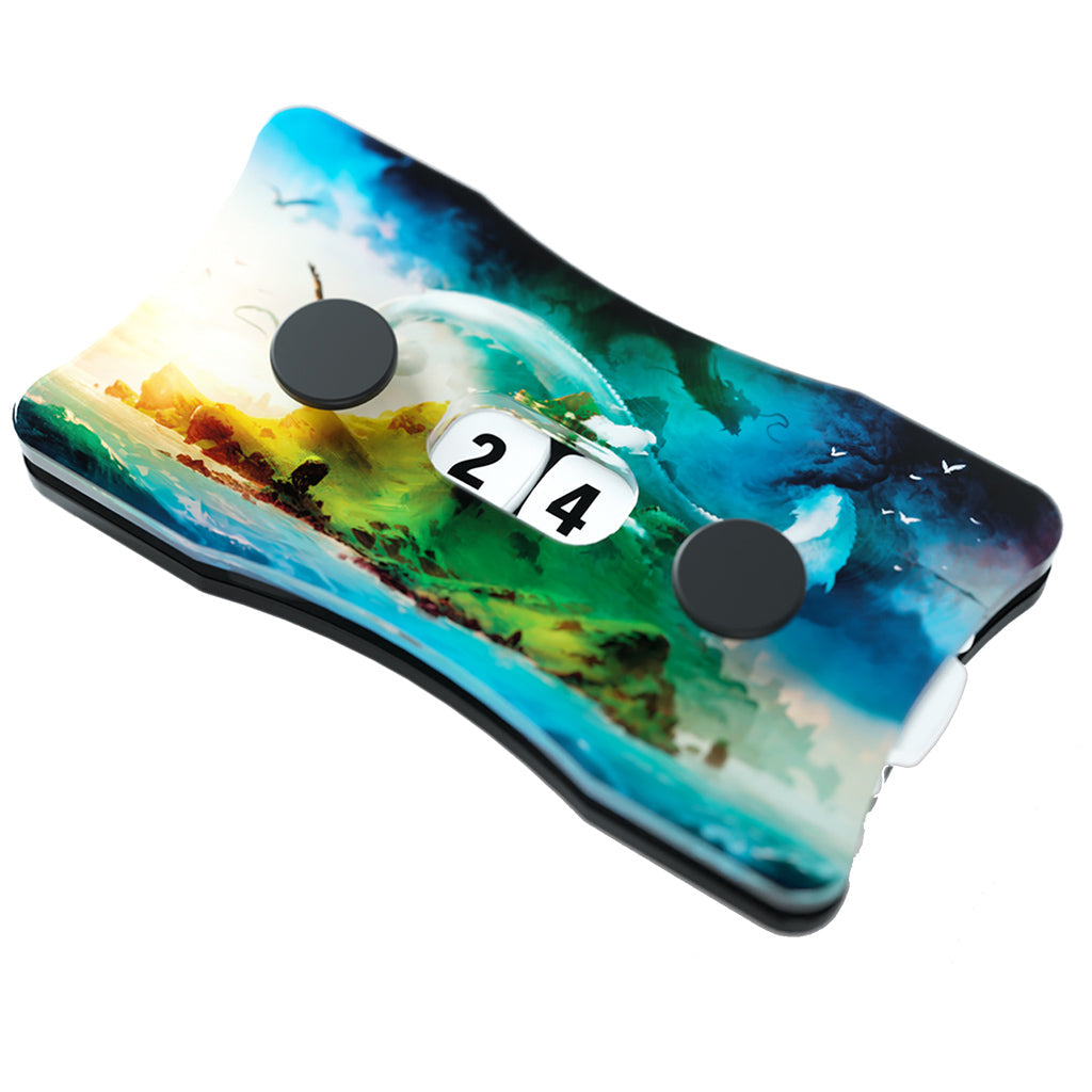Life Counters Double Dials - Island - Phụ kiện đếm điểm cao cấp Gamegenic