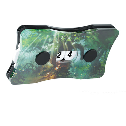 Life Counters Double Dials Forest Design - Bộ Đếm Điểm Máu 2 Vòng Quay - Gamegenic