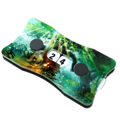 Life Counters Double Dials Forest Design - Bộ Đếm Điểm Máu 2 Vòng Quay - Gamegenic