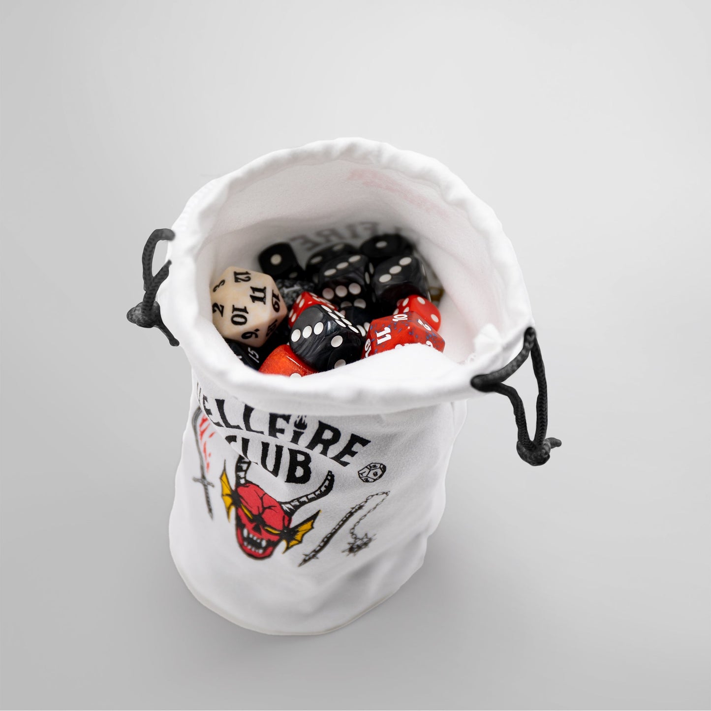 Stranger Things - Hellfire Club Dice Bag - Túi Đựng Xúc Xắc Cao Cấp Gamegenic - Hình ảnh chi tiết 2