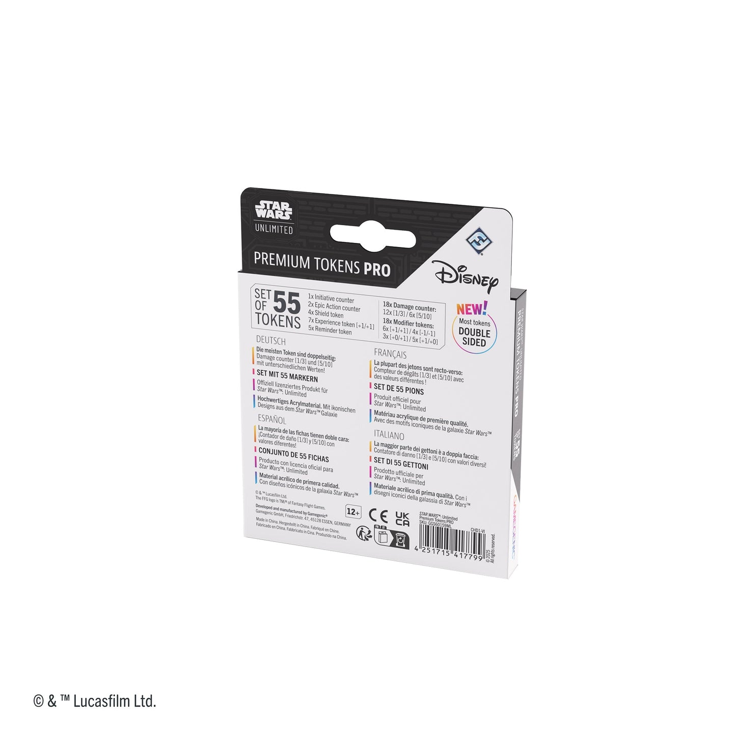 Star Wars: Unlimited Premium Tokens Pro - Bộ Token Acrylic Cao Cấp Gamegenic