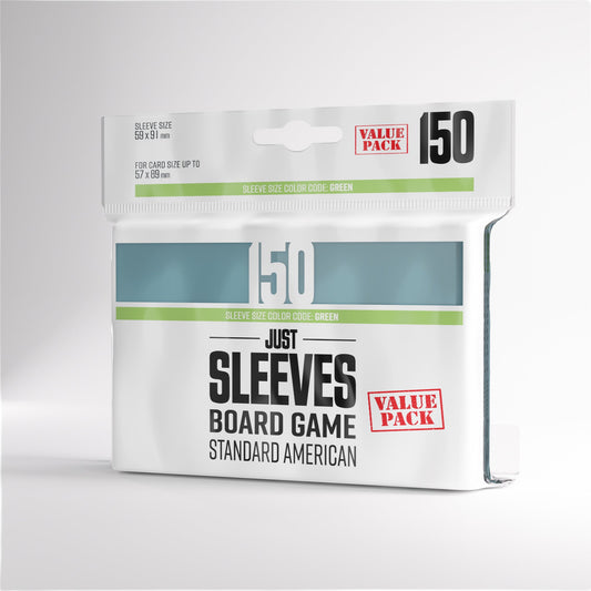 Just Sleeves - Standard American Value Pack (150)