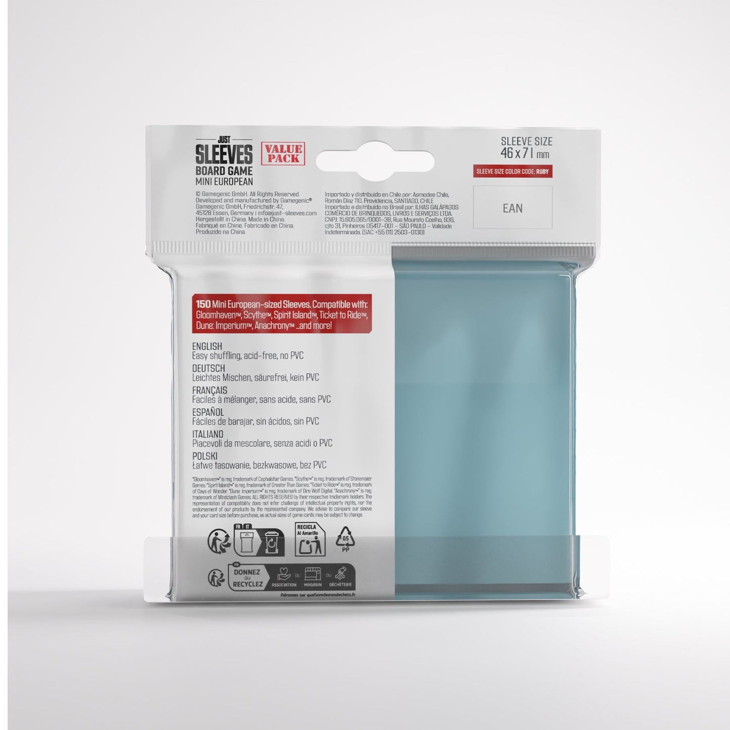 Just Sleeves - Mini European Value Pack (150)
