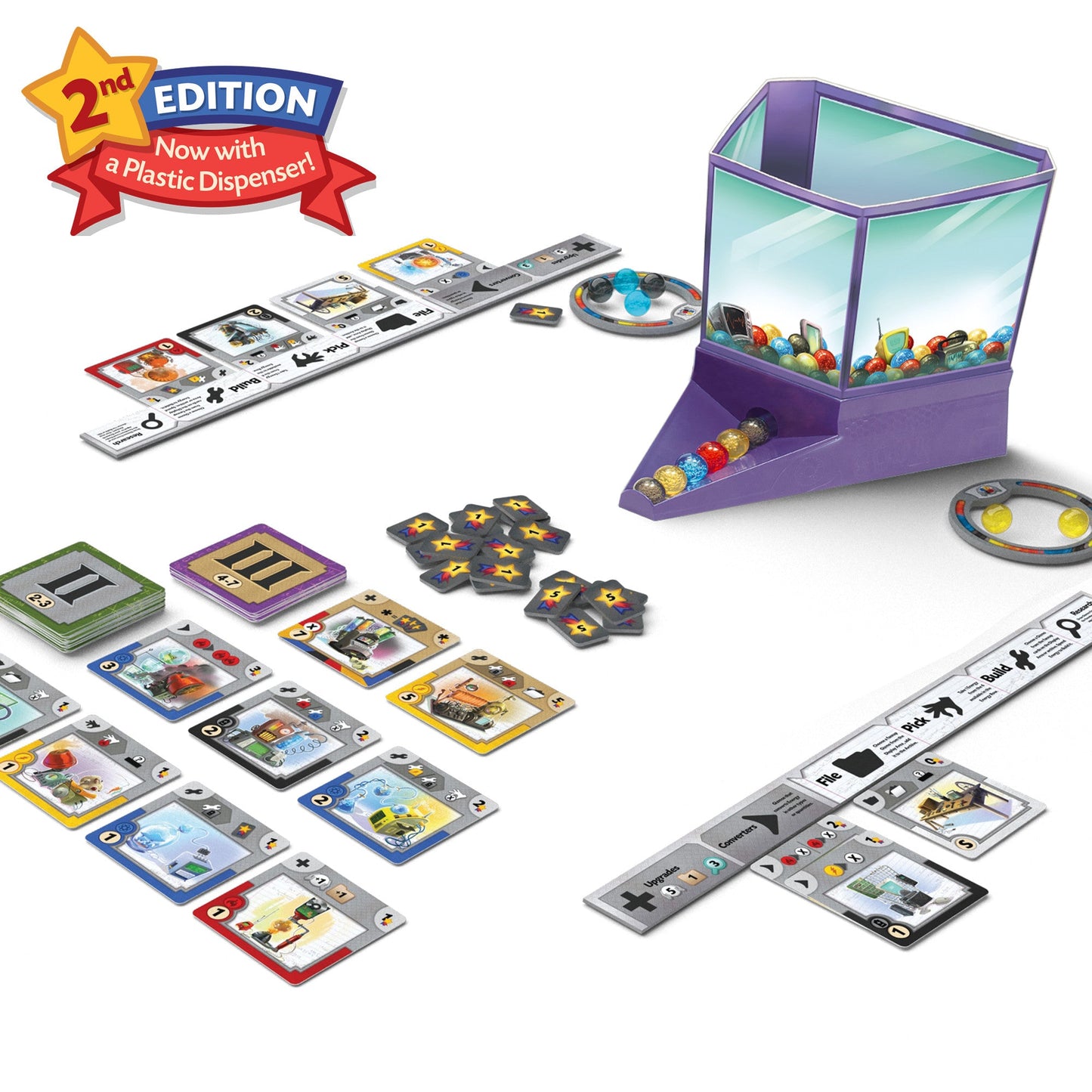 Gizmos 2nd Edition Board Game - Trò chơi chiến thuật xây dựng động cơ - CMON