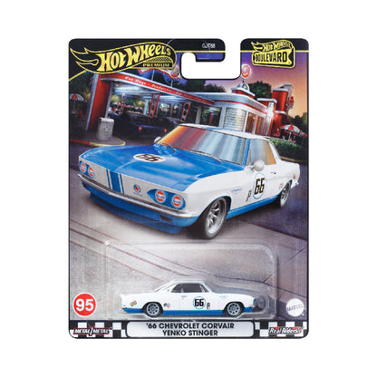 66 Chevrolet Covair Yenko Stinger - Mô hình siêu xe tỷ lệ 1:64 - Hot Wheels Boulevard GJT68