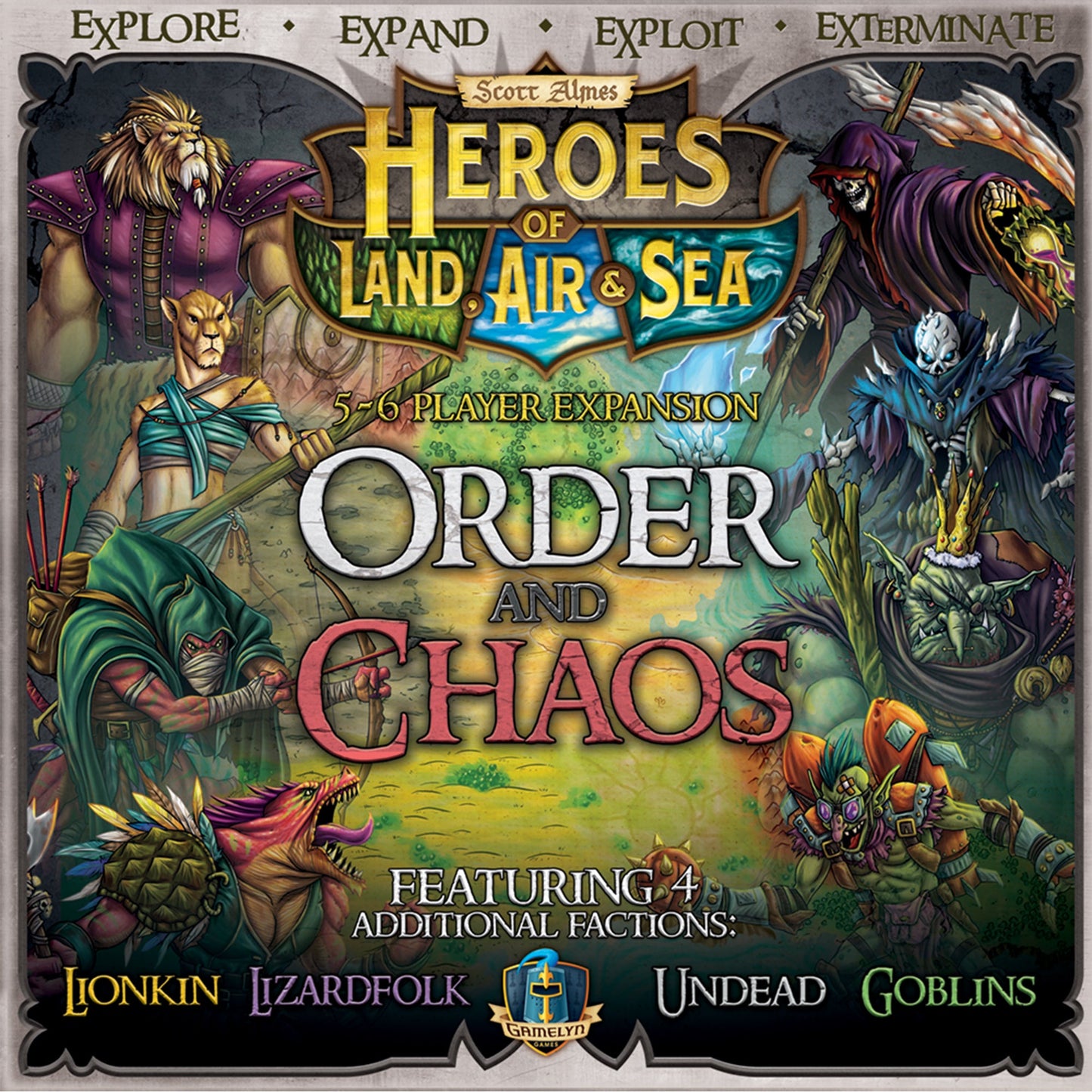 Heroes of Land, Air and Sea: Order and Chaos Expansion - Bản Mở Rộng Board Game Chiến Thuật - Tabletop Tycoon