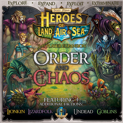 Heroes of Land, Air and Sea: Order and Chaos Expansion - Bản Mở Rộng Board Game Chiến Thuật - Tabletop Tycoon