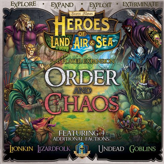 Heroes of Land, Air and Sea: Order and Chaos Expansion - Bản Mở Rộng Board Game Chiến Thuật - Tabletop Tycoon
