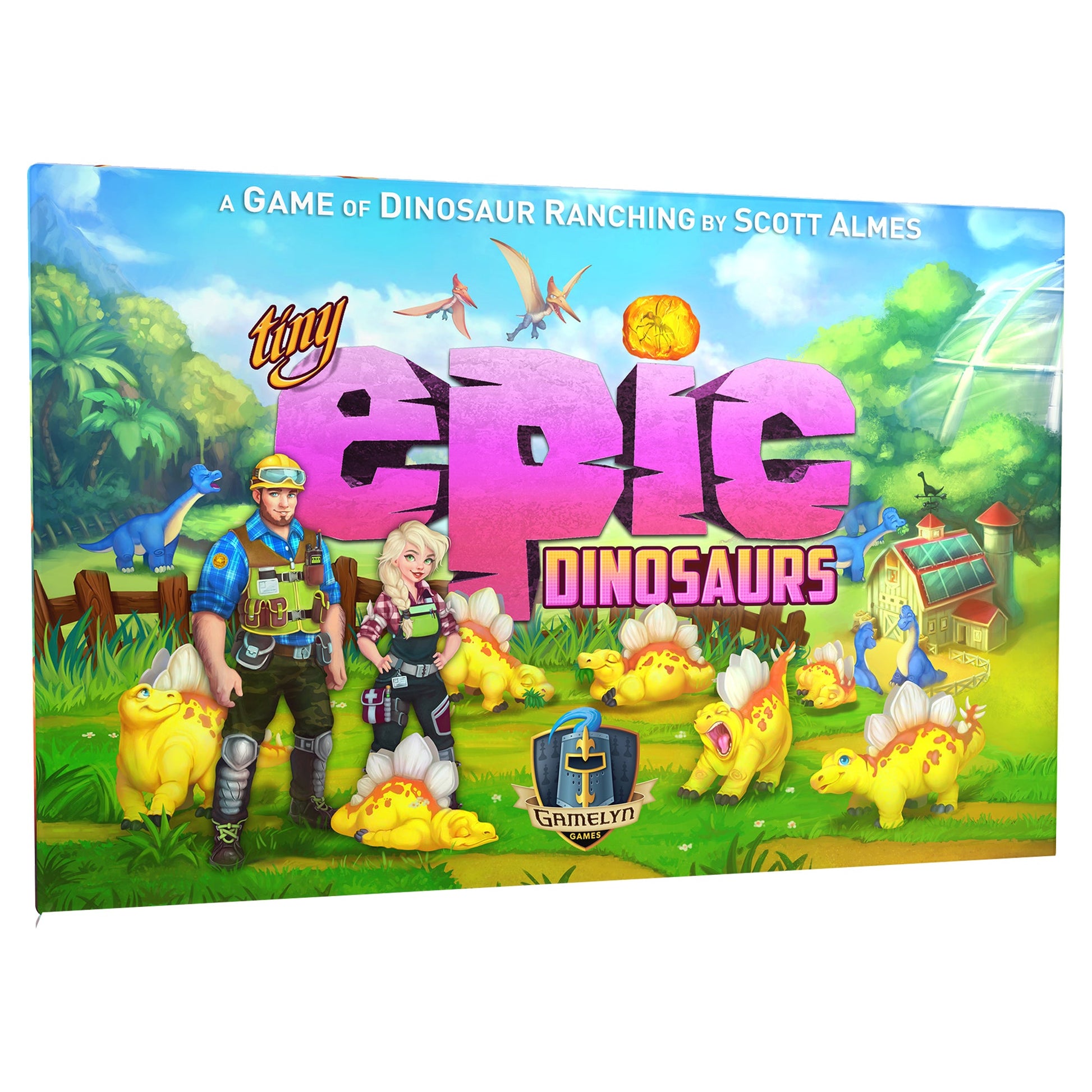 Tiny Epic Dinosaurs Retail Base Game - Board Game Chiến Thuật Nuôi Khủng Long - Tabletop Tycoon - Hình ảnh sản phẩm