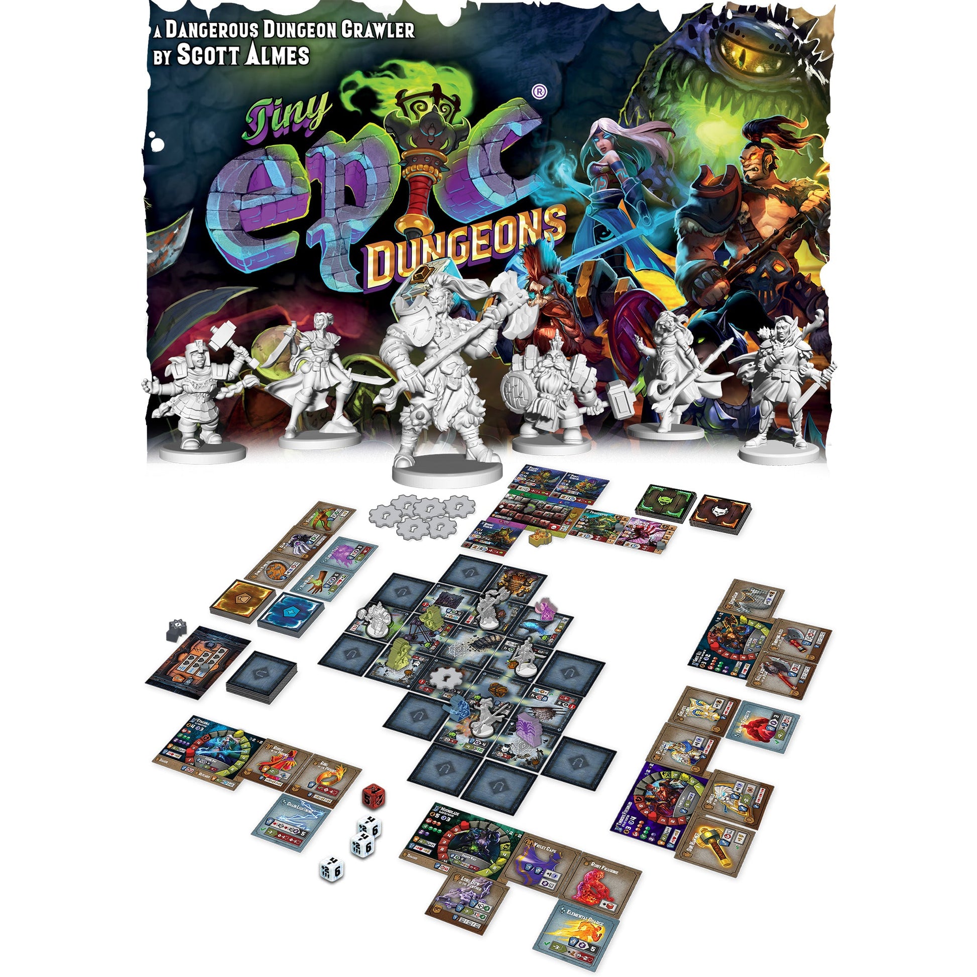 Tiny Epic Dungeons Retail Base Game - Board Game Chiến Thuật Nhập Vai Hầm Ngục - Tabletop Tycoon - Góc nhìn khác 3