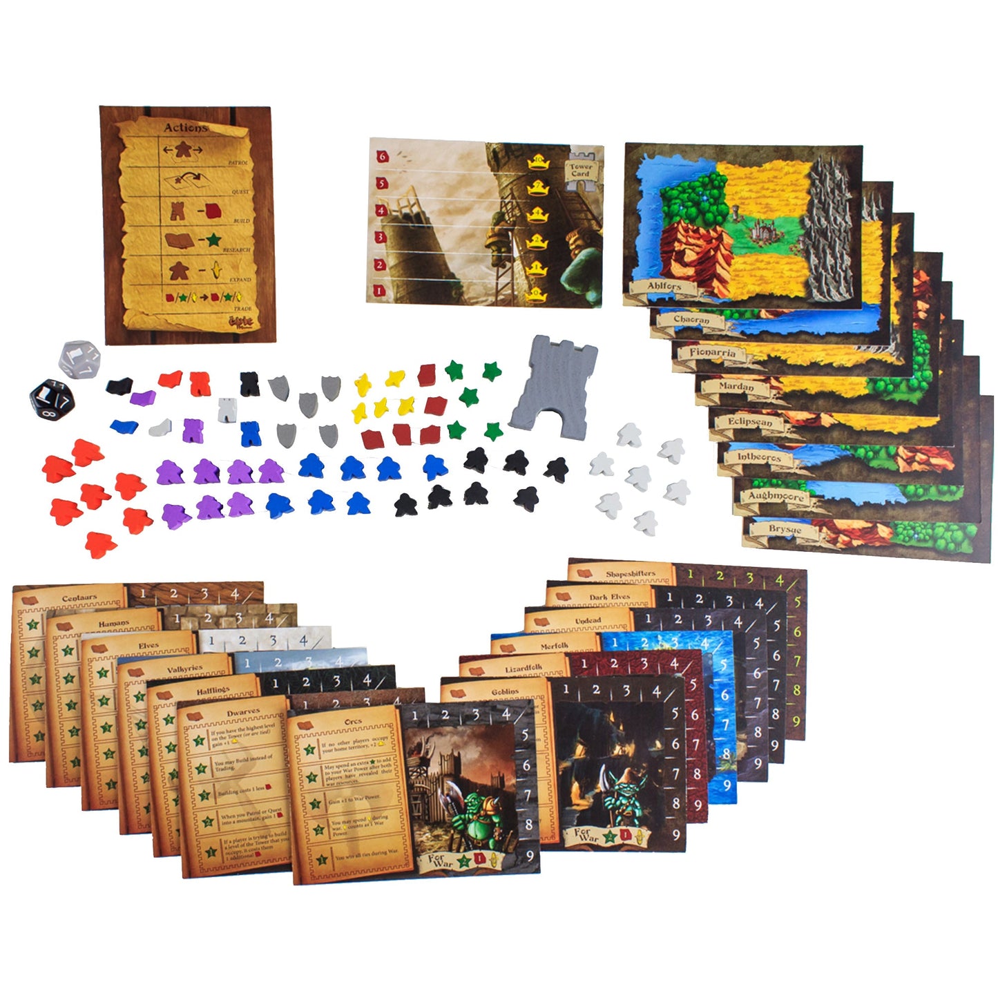 Tiny Epic Kingdoms Retail Base Game - Board Game Chiến Thuật 4X - Tabletop Tycoon - Góc nhìn khác 3