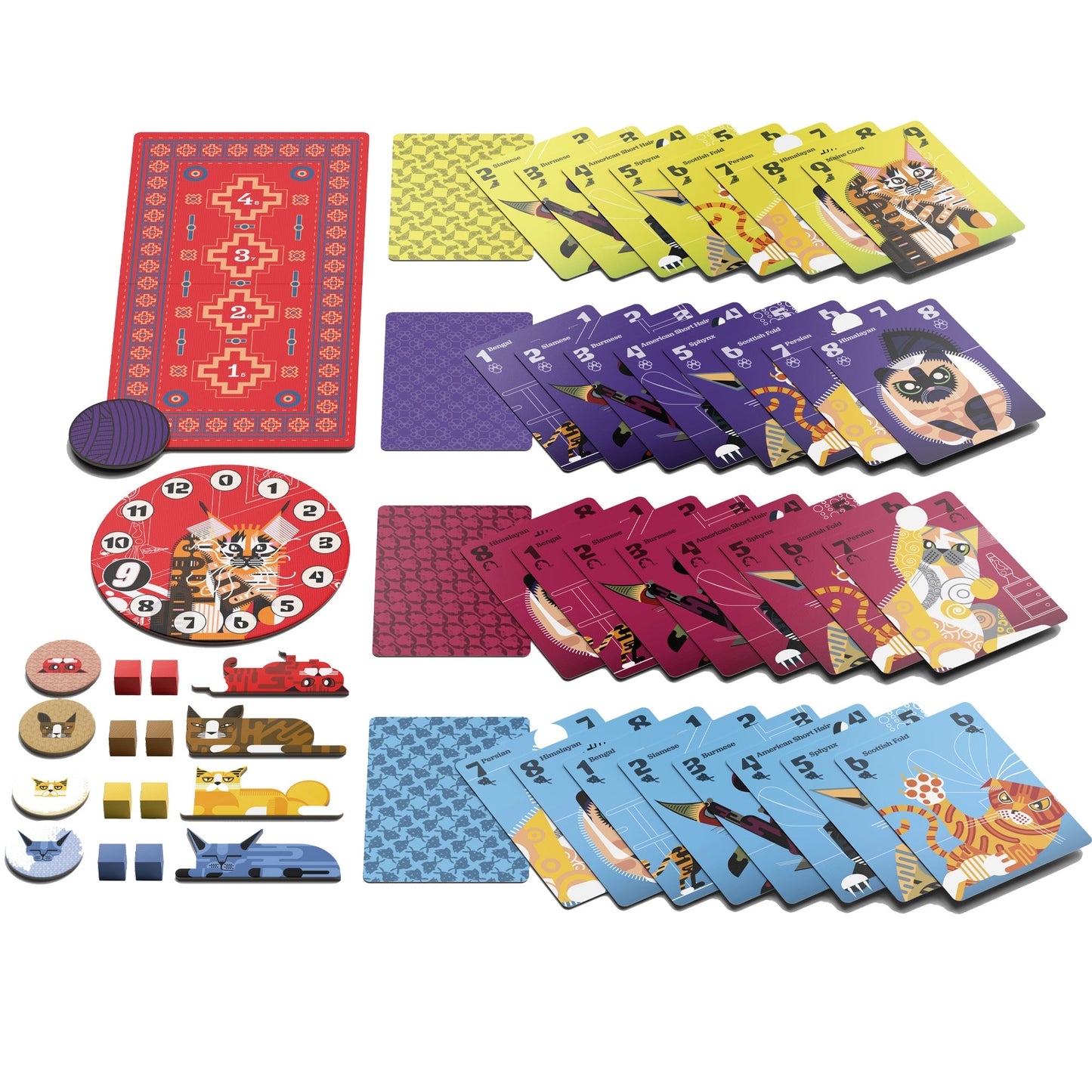 9 Lives Board Game - Trò chơi thẻ bài Trick-taking - Allplay