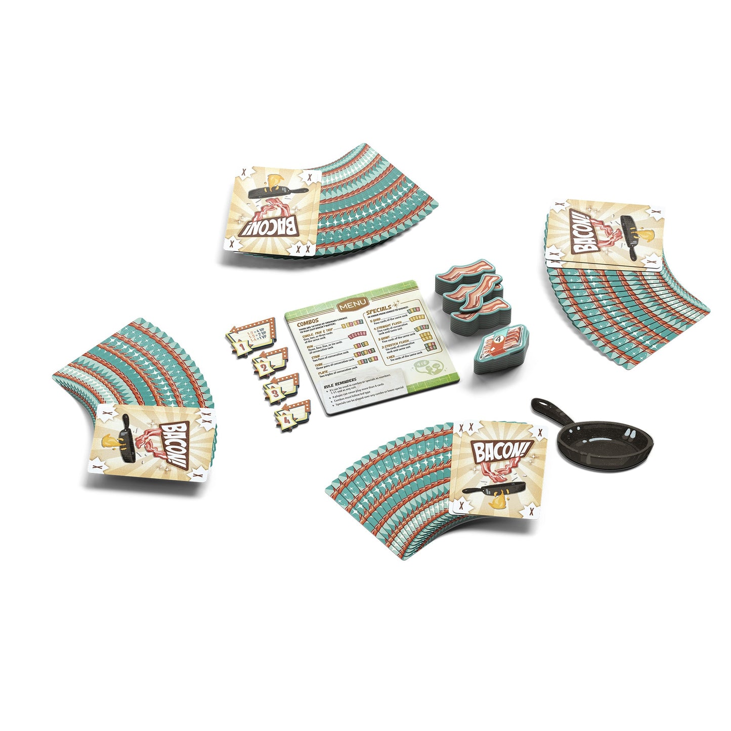 Bacon Board Game - Trò chơi thẻ bài chiến thuật dồn bài - Allplay