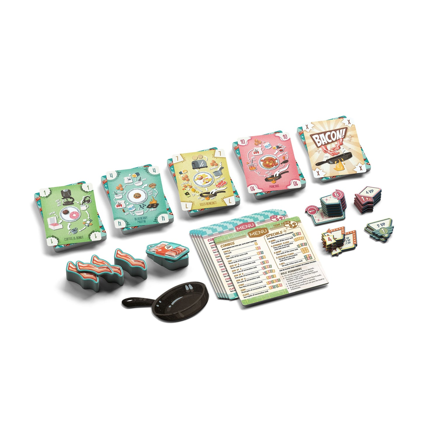 Bacon Board Game - Trò chơi thẻ bài chiến thuật dồn bài - Allplay