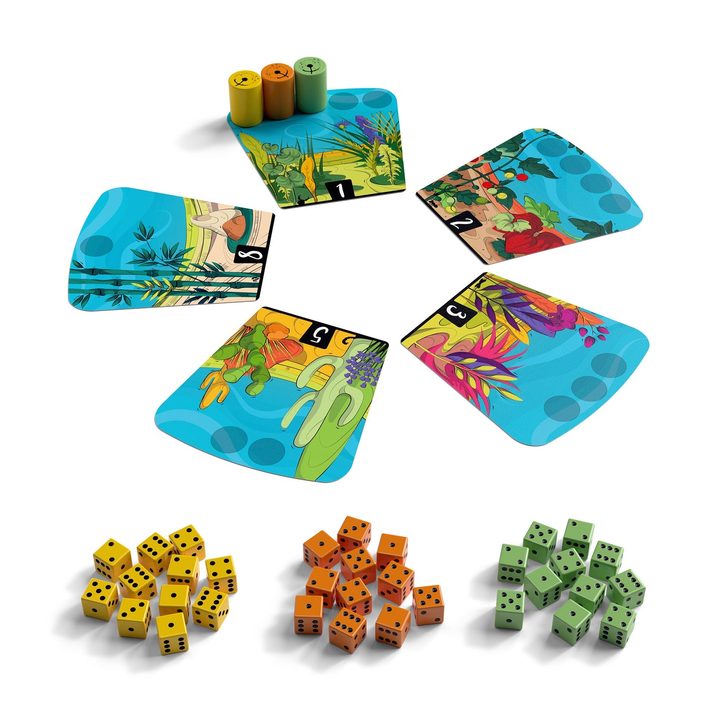 Dandelions - Board Game Chiến Thuật Đổ Xúc Xắc - Allplay - Hình ảnh chi tiết 2