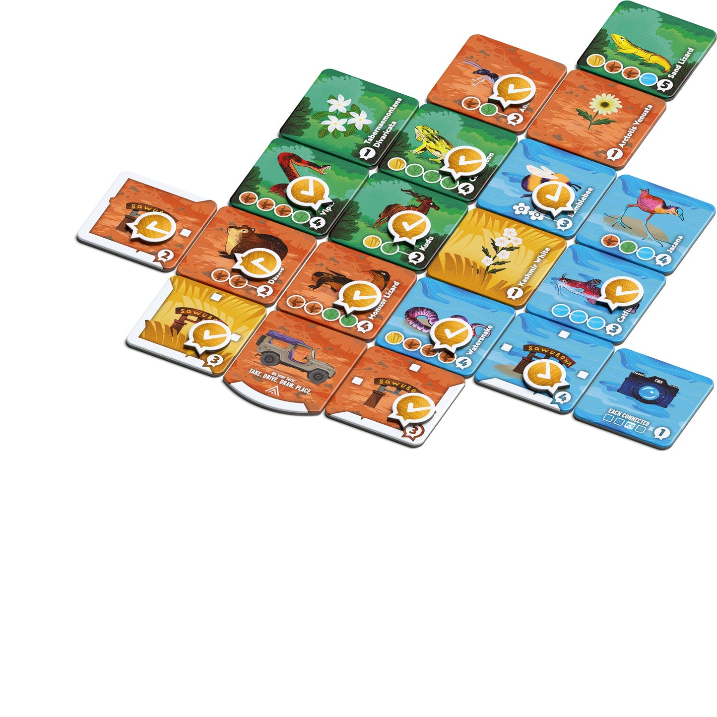 Habitats Board Game - Trò chơi xếp gạch xây dựng hệ sinh thái - Allplay