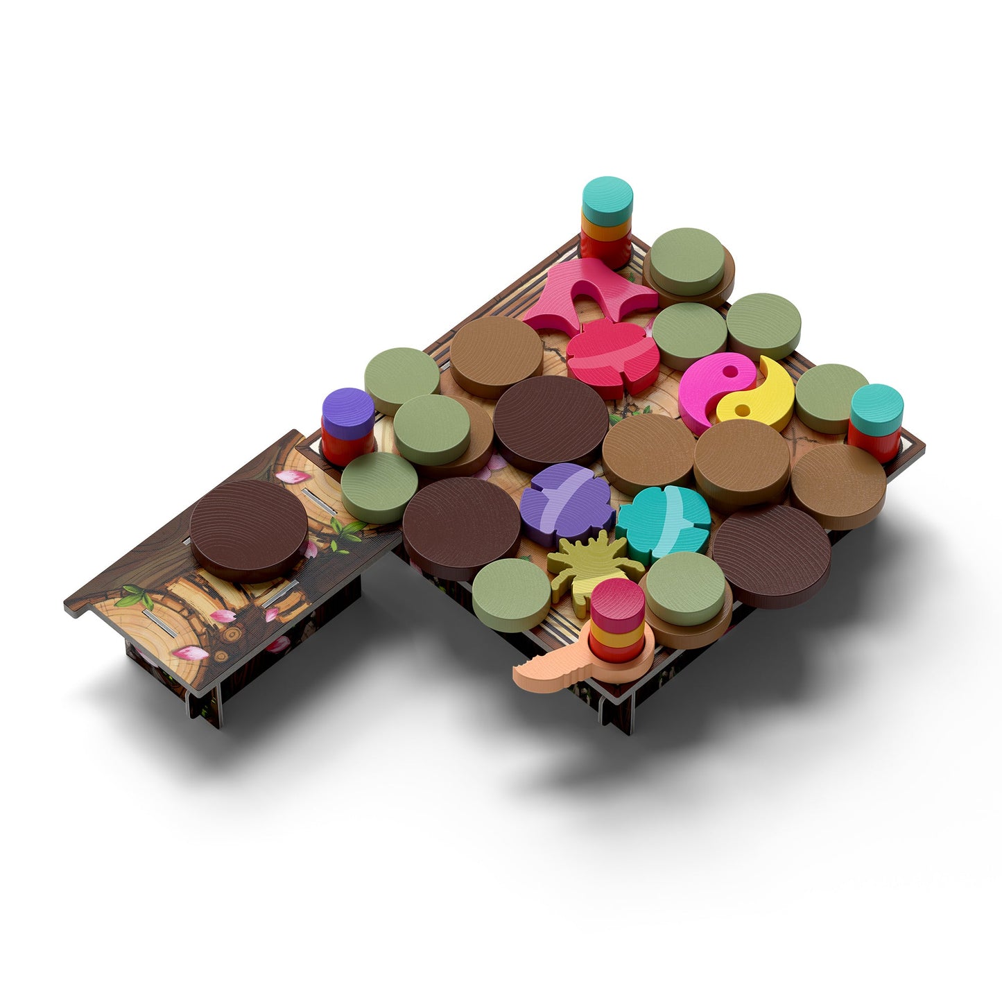 Kabuto Sumo: Sakura Slam - Board Game Đẩy Đĩa Kỹ Thuật - Allplay