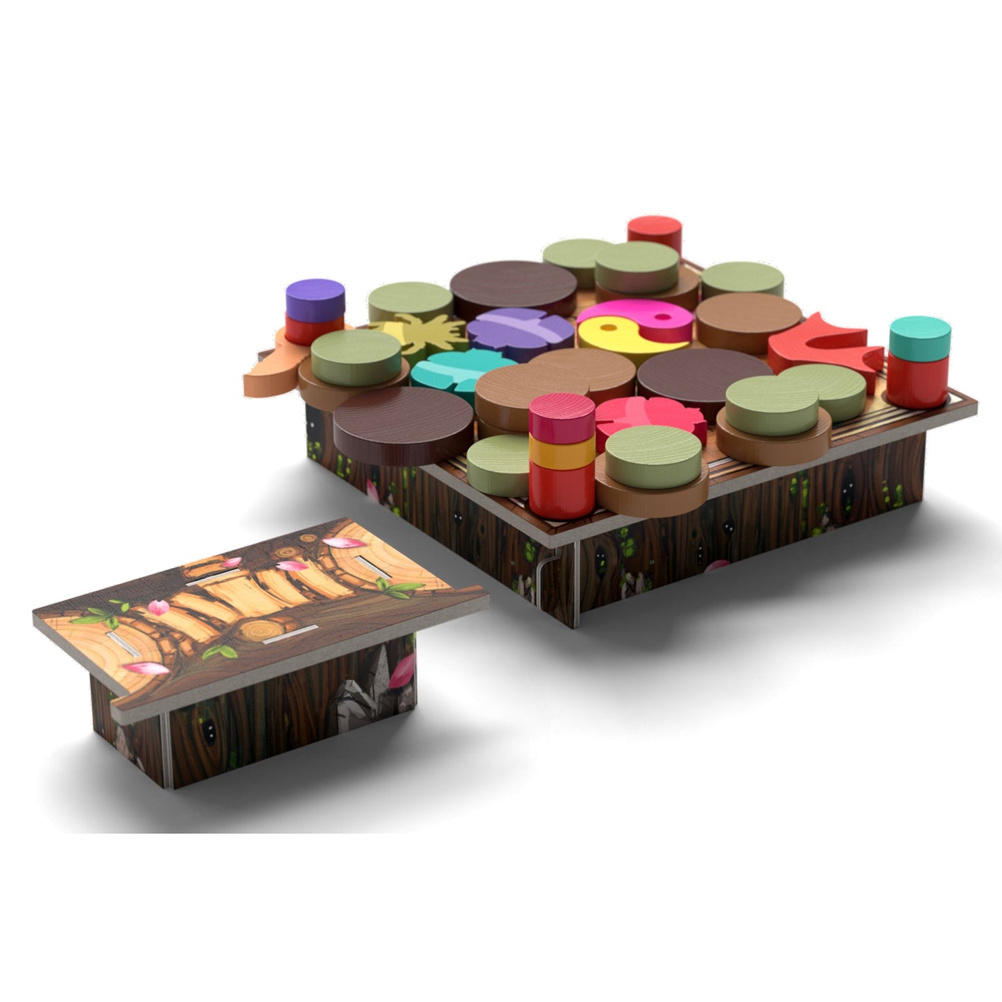 Kabuto Sumo: Sakura Slam - Board Game Đẩy Đĩa Kỹ Thuật - Allplay