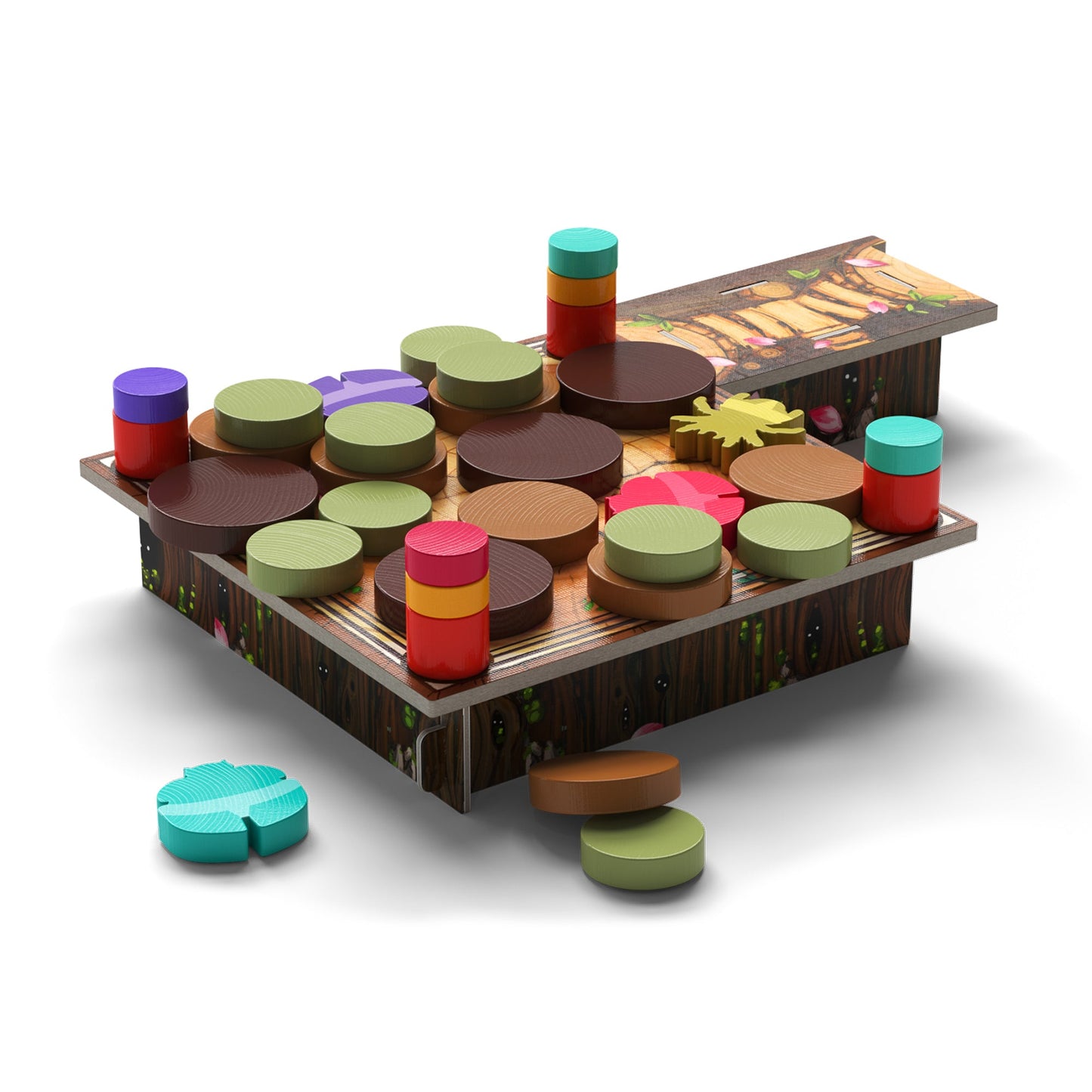 Kabuto Sumo: Sakura Slam - Board Game Đẩy Đĩa Kỹ Thuật - Allplay