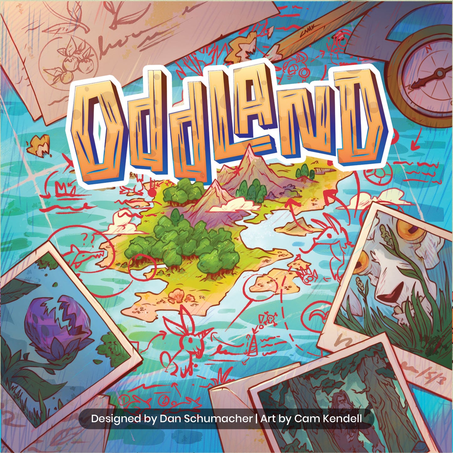 Oddland Board Game - Trò chơi Xếp thẻ Chiến thuật - Allplay