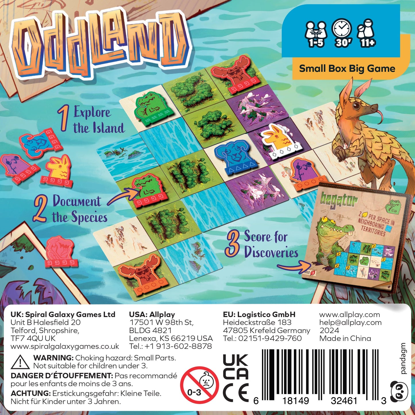 Oddland Board Game - Trò chơi Xếp thẻ Chiến thuật - Allplay