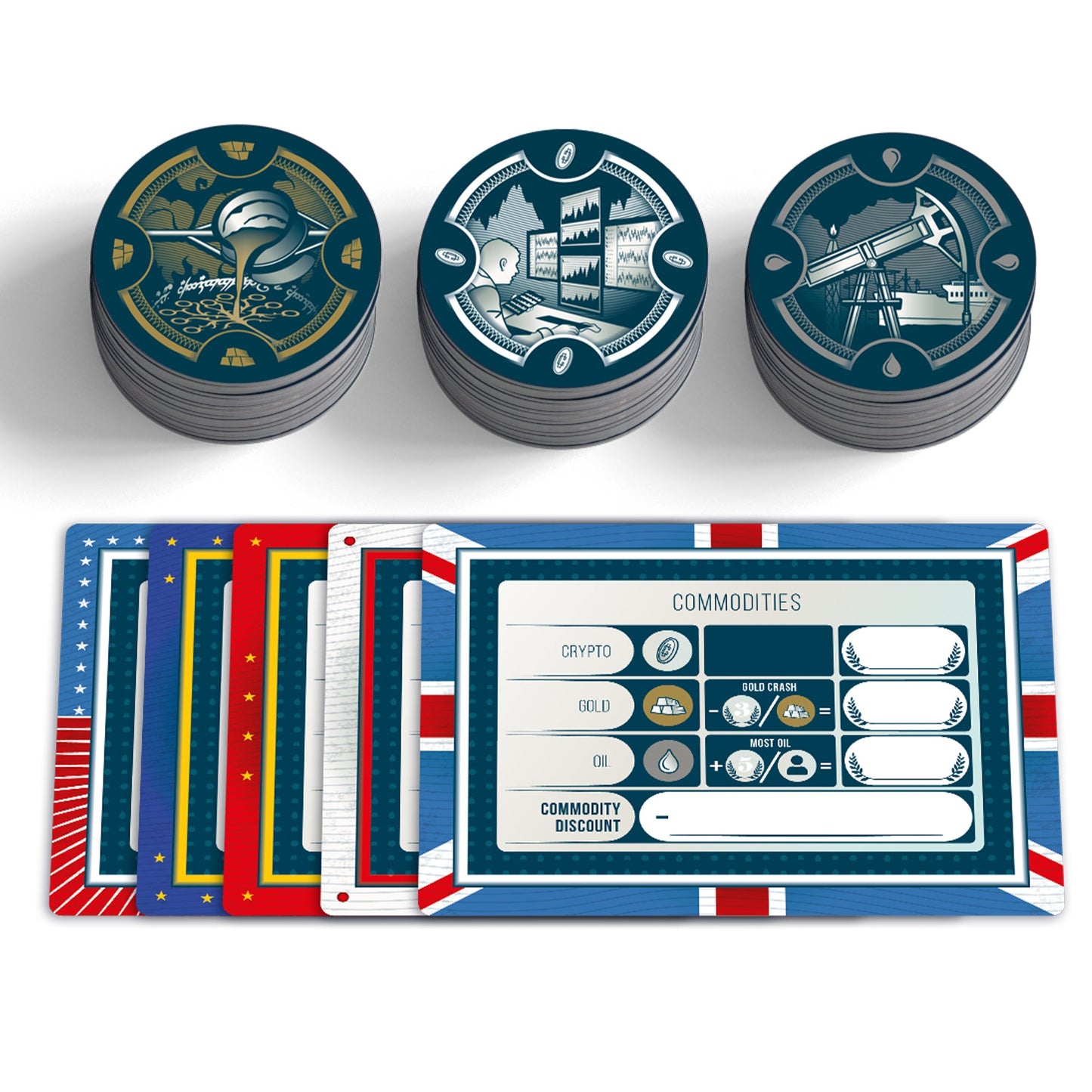 QE: Commodities - Board Game Chiến Thuật Kinh Tế - Allplay