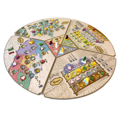 Formaggio Board Game - Trò chơi chiến thuật làm phô mai Ý - Road to Infamy