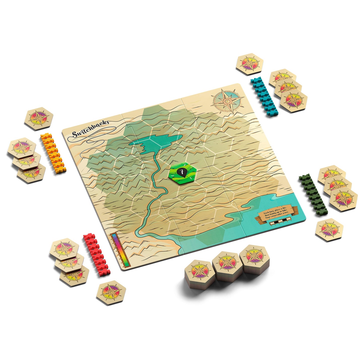 Switchbacks Board Game - Board Game Chiến Thuật Leo Núi - Allplay
