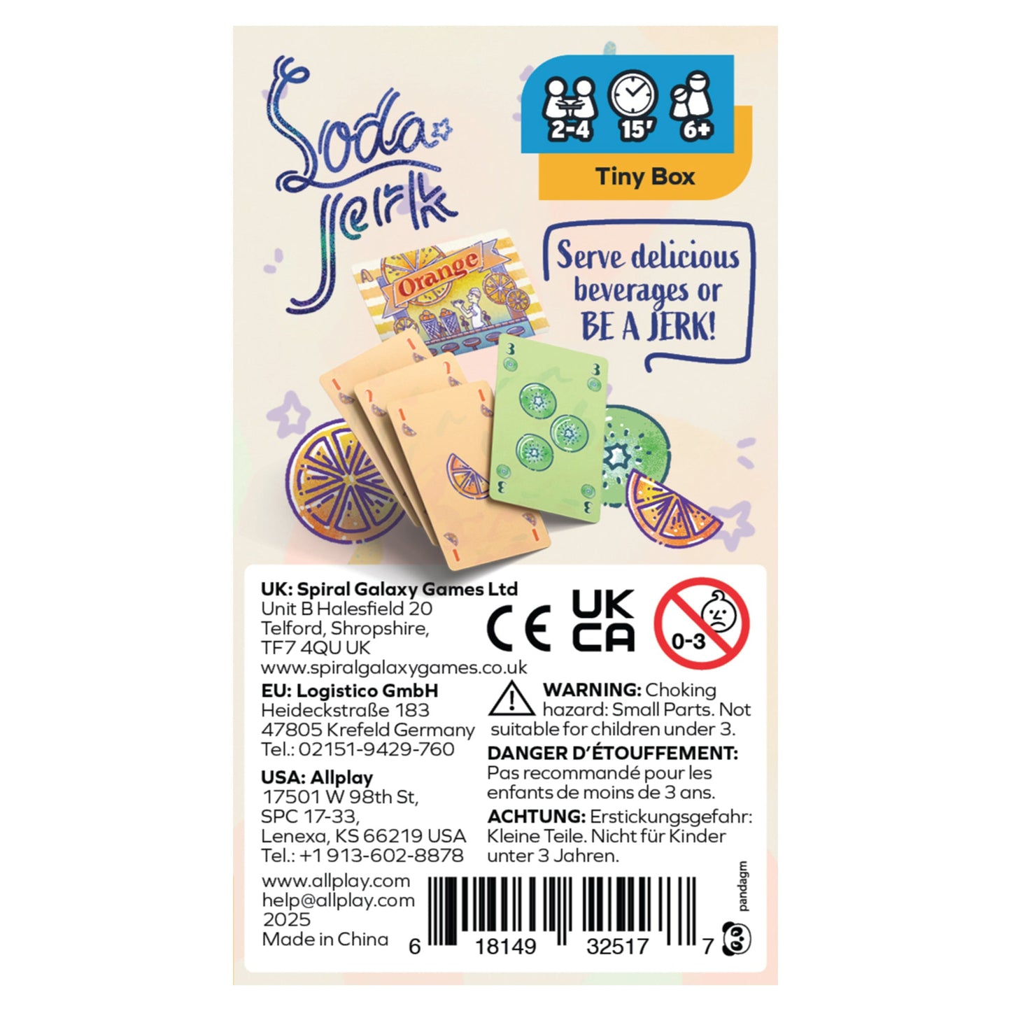 Soda Jerk Card Game - Board Game Thẻ Bài Gia Đình - Allplay