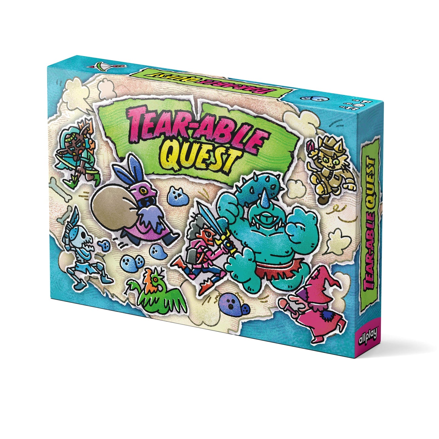 Tearable Quest Board Game - Board Game Party Xé Giấy - Allplay