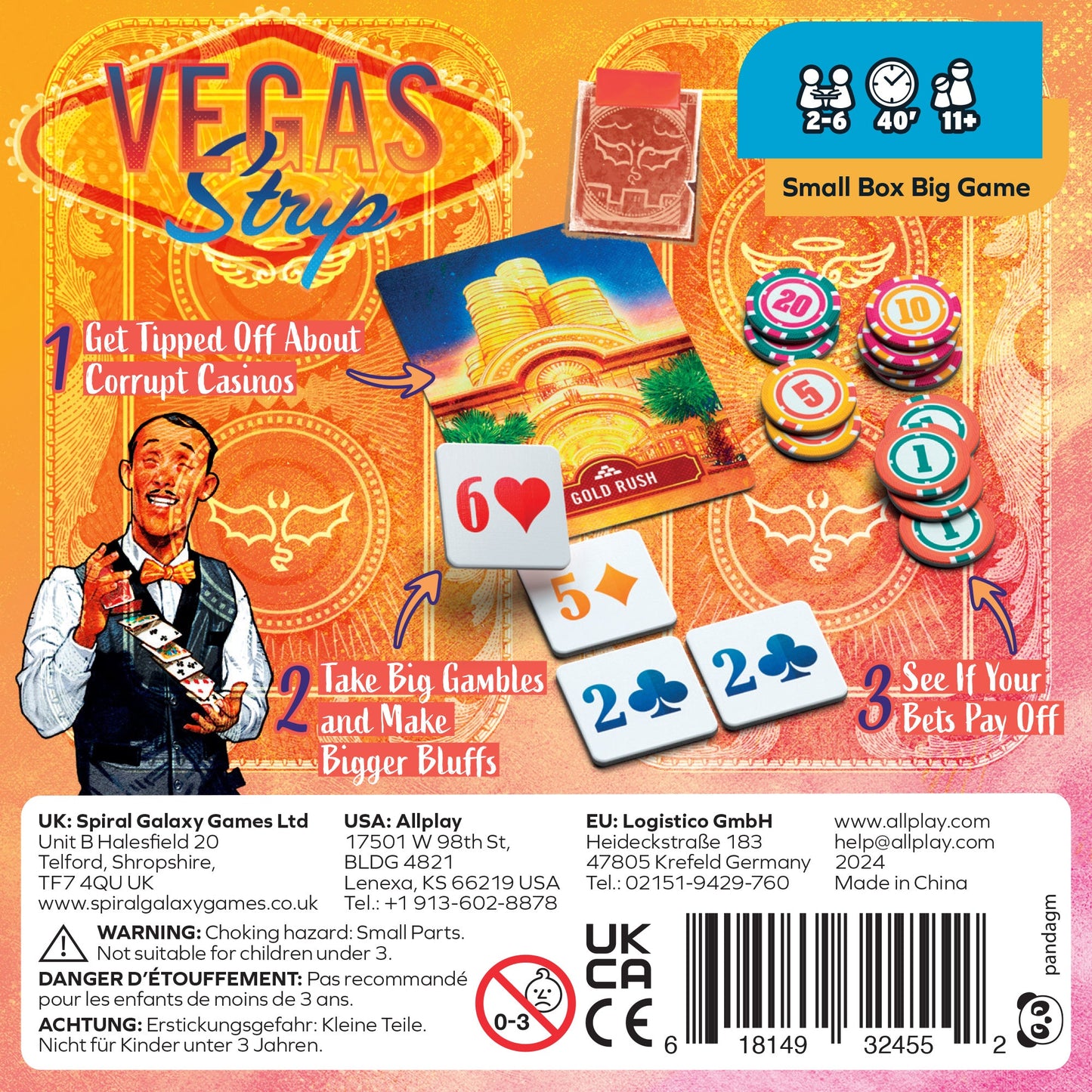 Vegas Strip Board Game - Trò Chơi Đấu Giá Chiến Thuật - Allplay