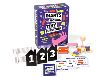 Giants Moving Tiny Furniture - Board game vận chuyển tí hon - Exploding Kittens