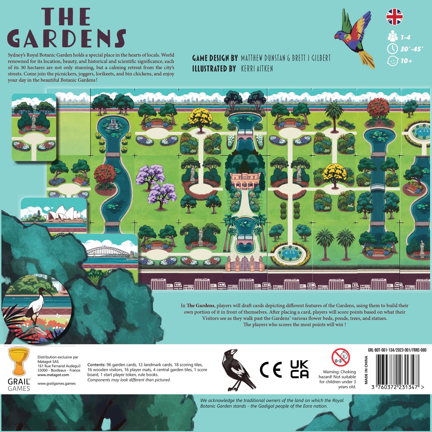 The Gardens Board Game - Board Game Chiến Thuật Xây Dựng Vườn Hoa - Grail Games