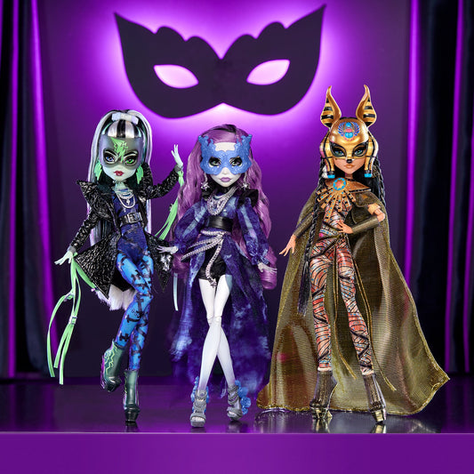 Monster High Midnight Runway Doll Bundle - Bộ 3 Búp Bê Ma Quái Sưu Tầm - Mattel