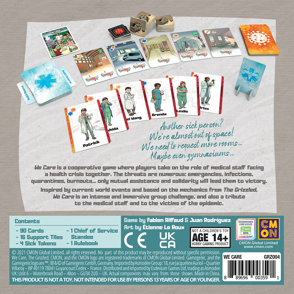 The Grizzled: We Care Board Game - Board Game Chiến Thuật Hợp Tác - CMON
