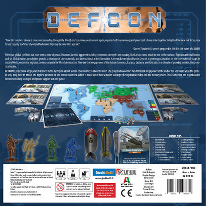Defcon Board Game - Trò chơi chiến thuật Wargame - Giochi Uniti - Hình ảnh bổ sung 4