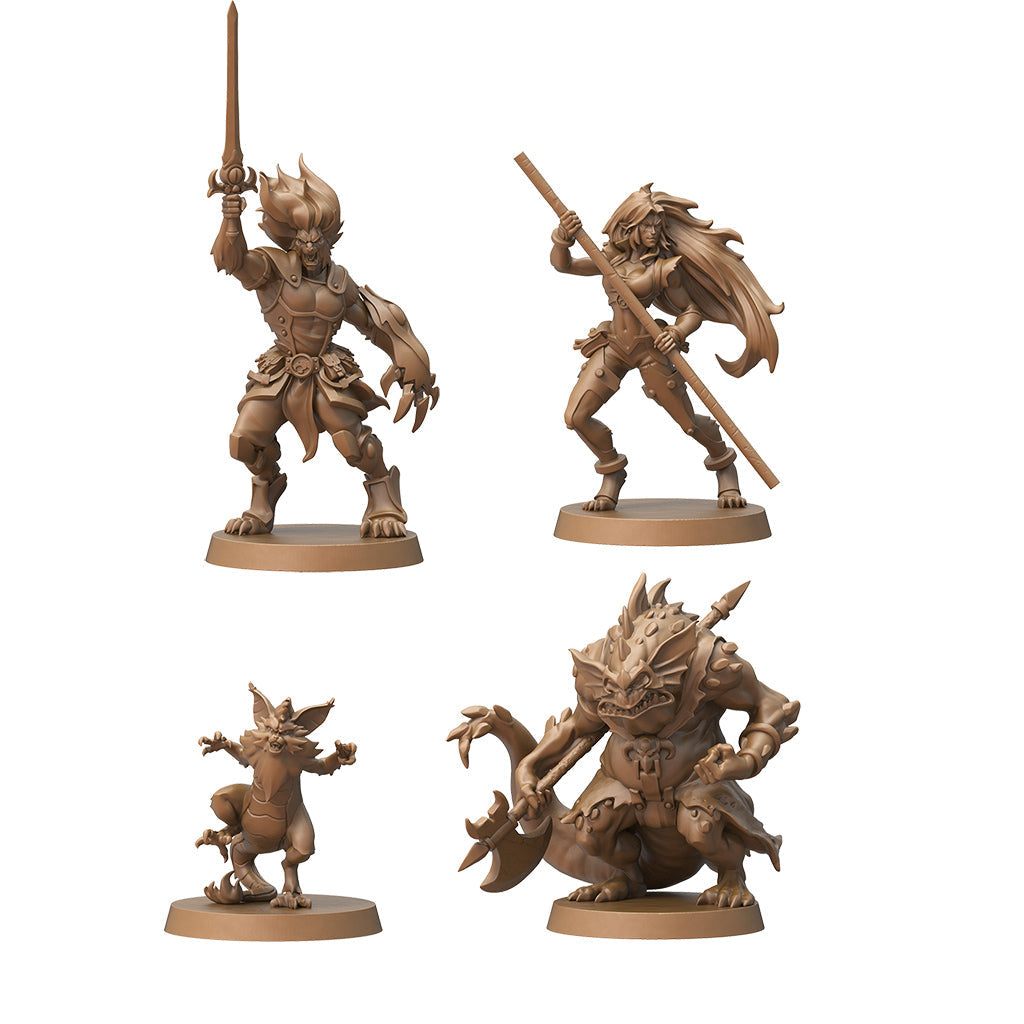 Zombicide Thundercats Character Pack #1 Set of Thundercats Miniatures - Bộ Mô Hình Nhân Vật - CMON - Góc nhìn khác 3