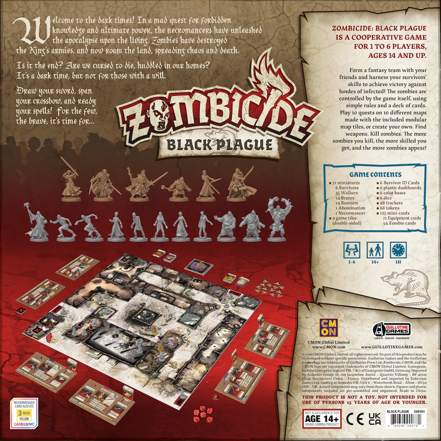 Zombicide Black Plague Board Game