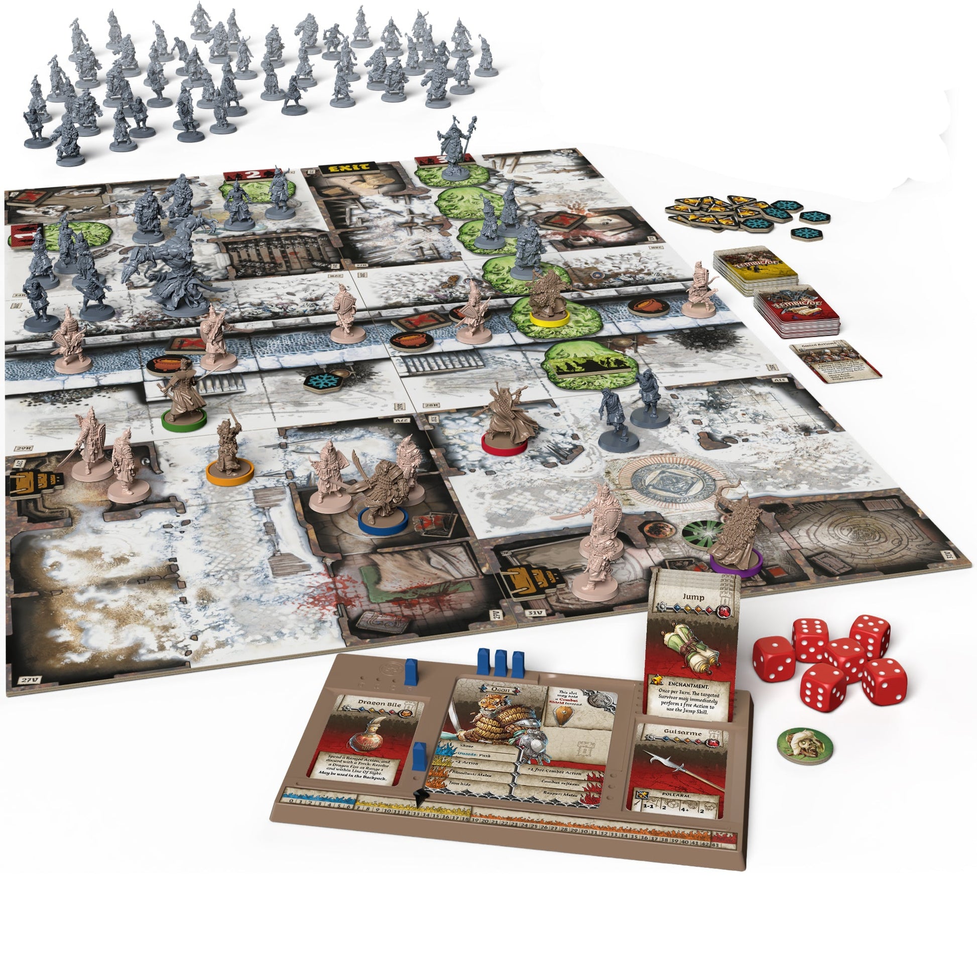 Zombicide White Death Board Game - Trò Chơi Chiến Thuật Sinh Tồn CMON - Góc nhìn khác 3