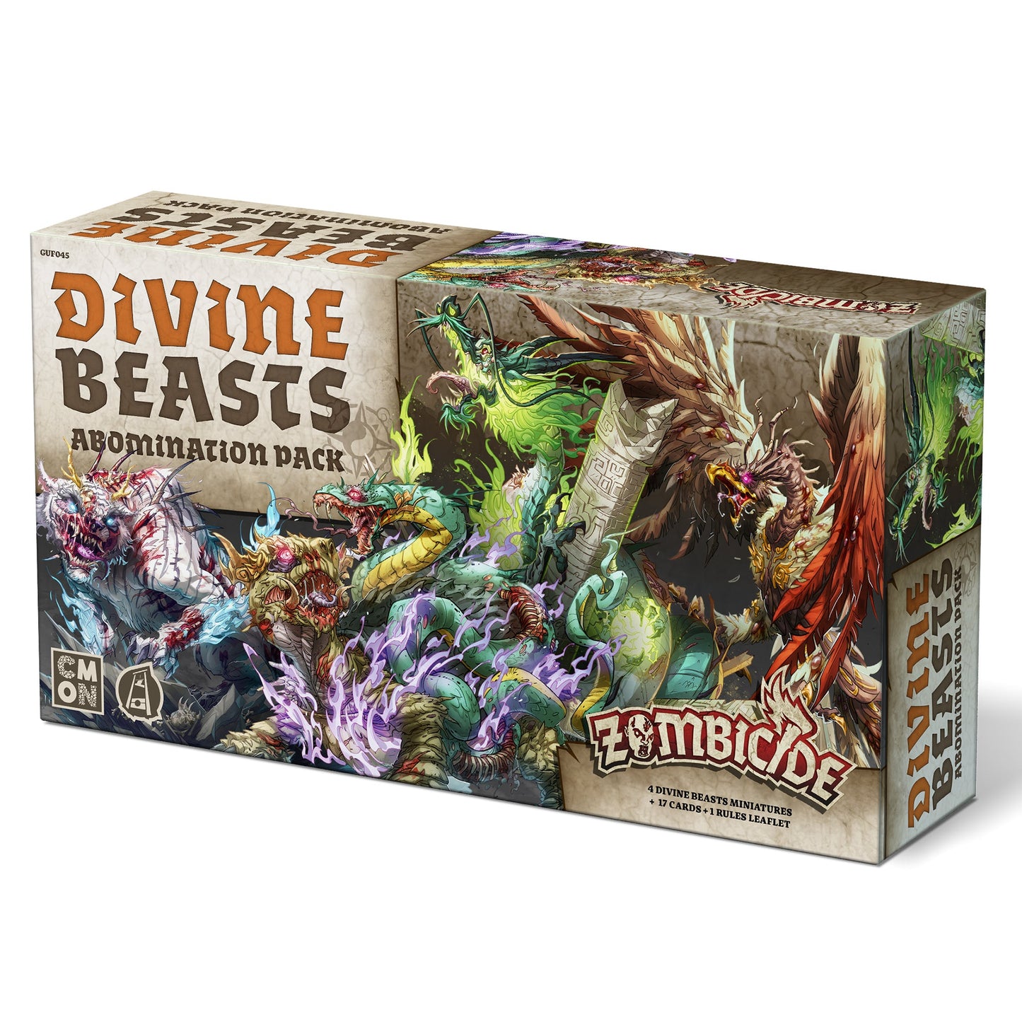 Zombicide White Death: Divine Beasts Abomination Pack - Bản Mở Rộng Board Game Chiến Thuật - CMON - Hình ảnh sản phẩm