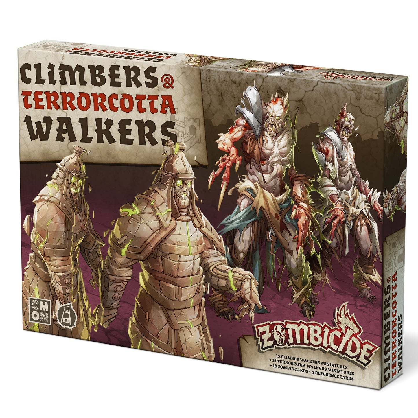 Zombicide White Death: Climbers & Terrorcotta Walkers Expansion - Board Game Bản Mở Rộng - CMON